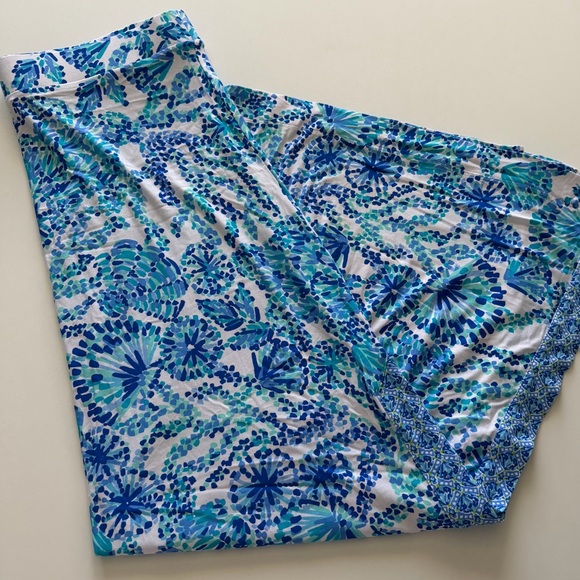 Lilly Pulitzer Blue Floral Maxi Skirt - Picture 5 of 5